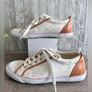 Coach Monogrammed Sneakers Size 9.5